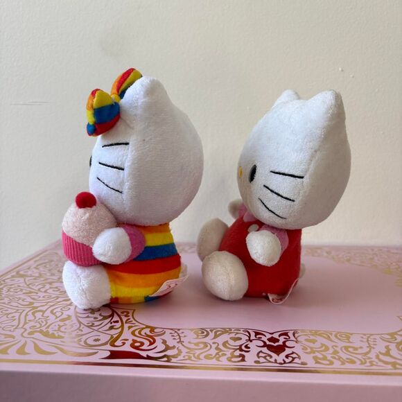 Vintage Hello Kitty Sanrio Plush Bundle lot 2 Piece TY - Picture 3 of 6